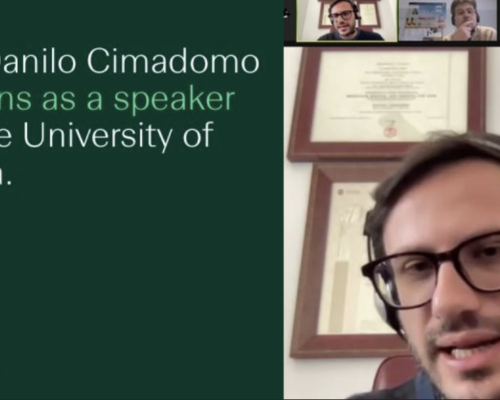 Danilo Cimadomo back as a speaker at the University of Pavia