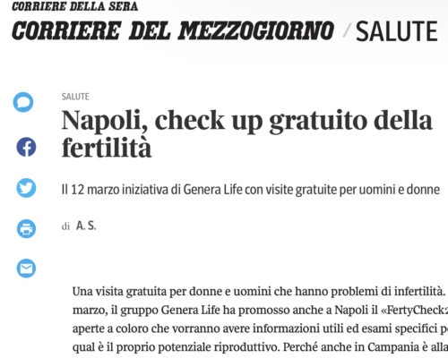 The ‘Ferty Check’ on Corriere del Mezzogiorno